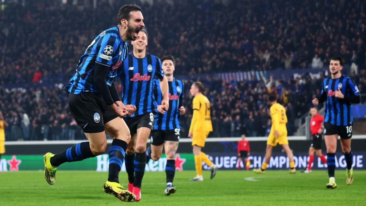 أتالانتا بيرغامو سيحافظ على ماء وجه الكرة الإيطالية في دوري الأبطال. (وكالات)