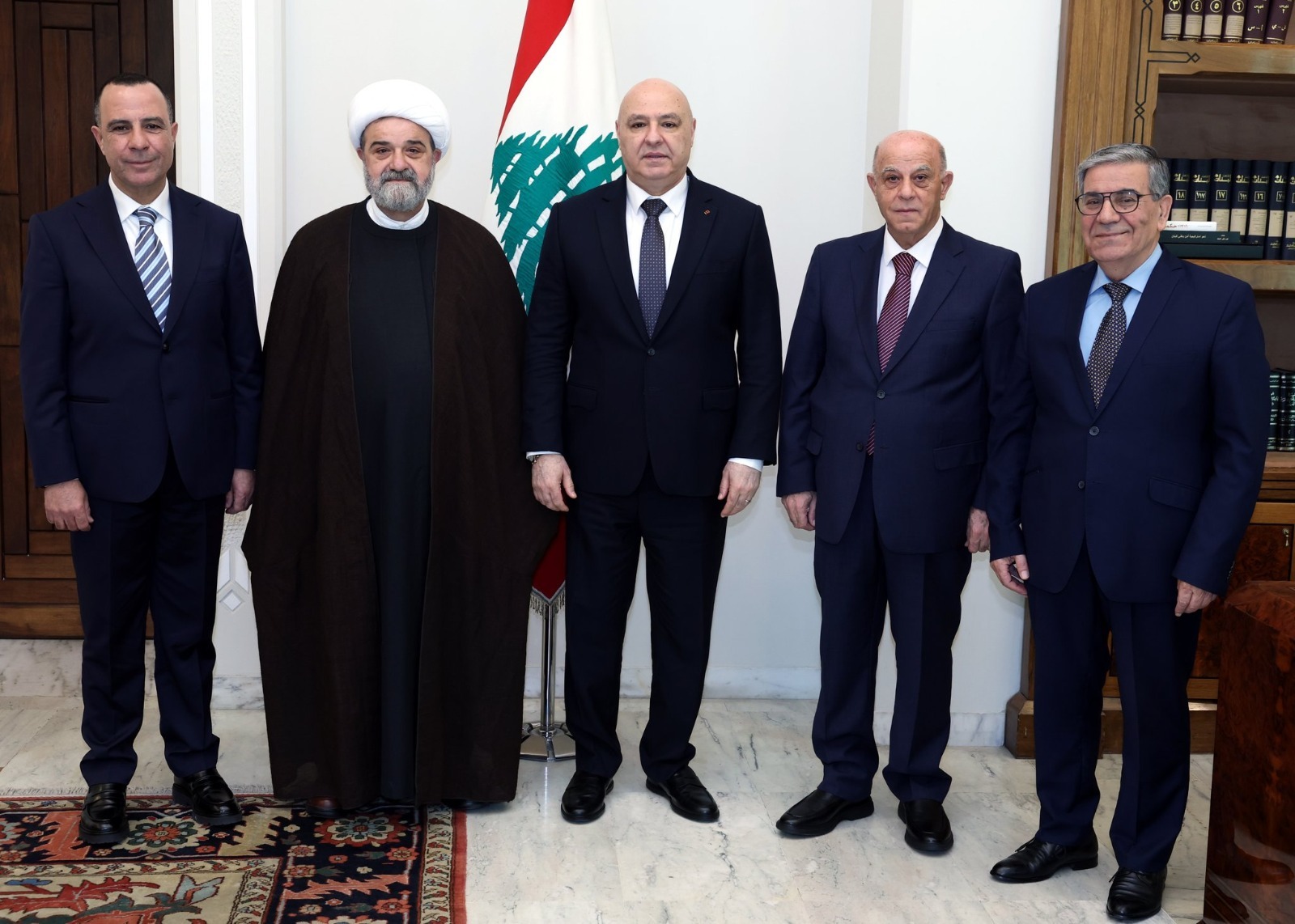 عون ووفد المجلس الإسلامي الشيعي الأعلى (موقع رئاسة الجمهورية)
