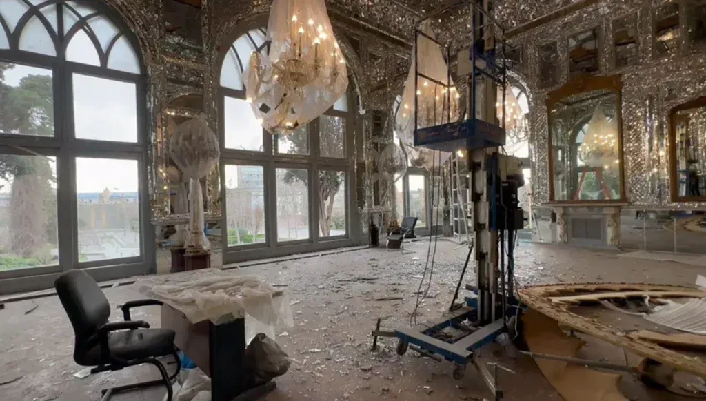 Le palais historique du Golestan à Téhéran endommagé par des frappes israélo-américaines