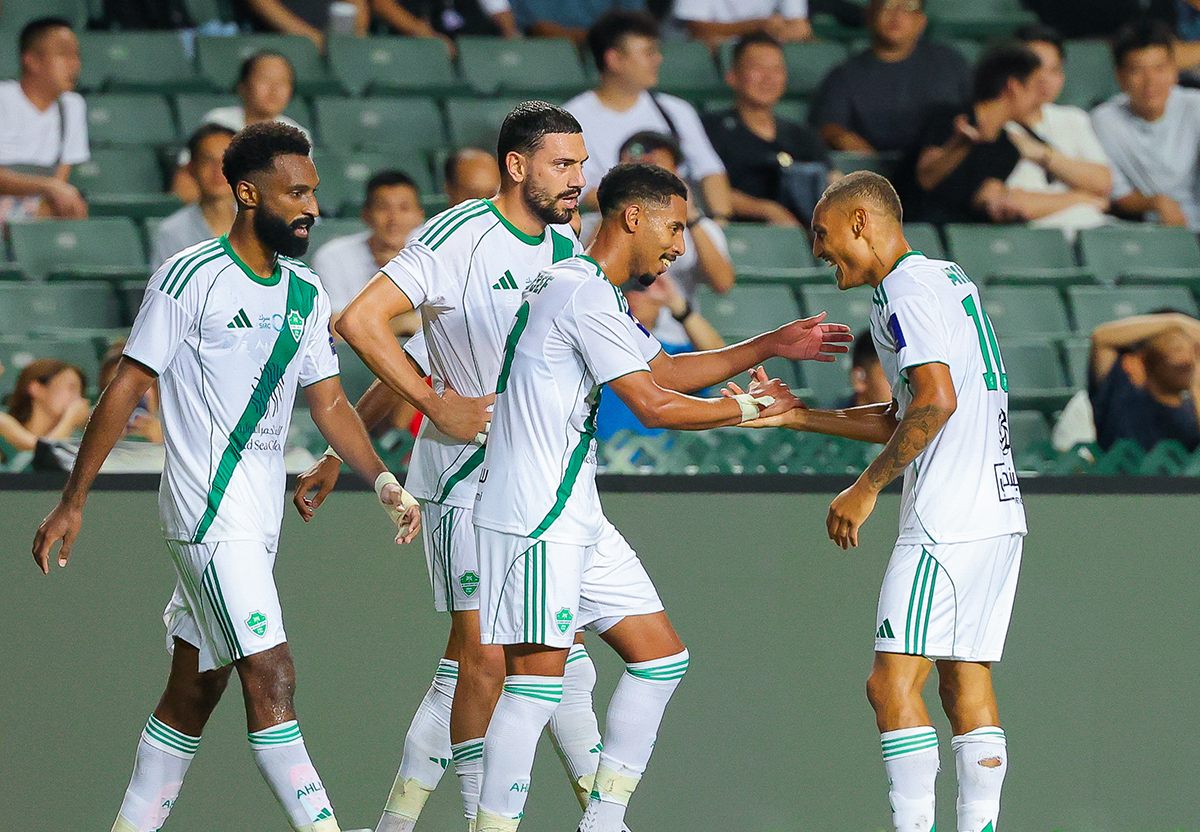 من لقاء الأهلي والقادسية. (إكس)