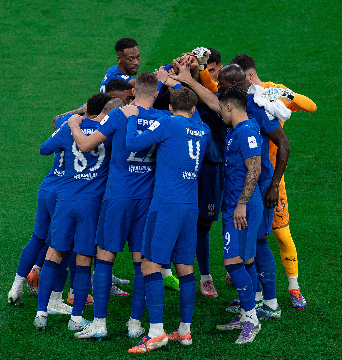 الهلال لفرض أفضليته في كأس السعودية. (وكالات)