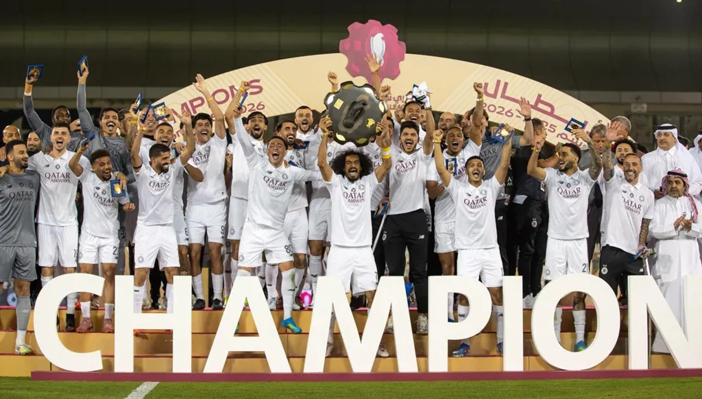 السد يفرض هيمنته ويتوّج بلقب الدوري القطري للمرّة الثالثة توالياً (صور)