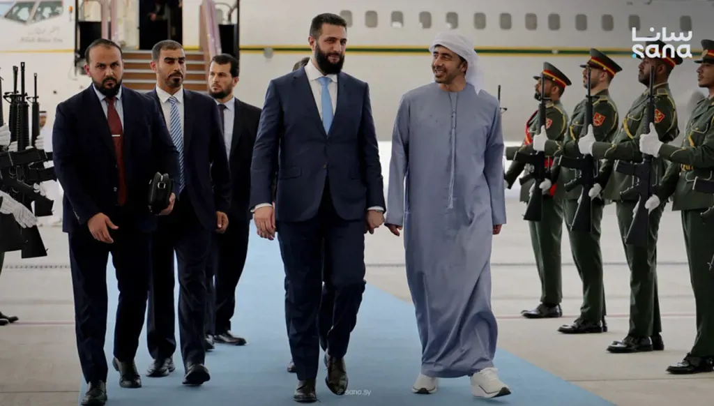 Syrian President Al-Sharaa tours Gulf, meets UAE and regional leaders on security and cooperation