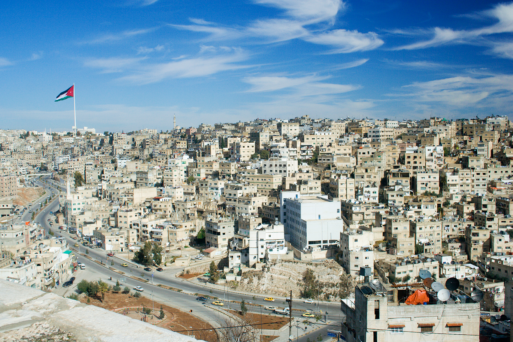 مشهد من العاصمة الأردنية عمان (أرشيفية)