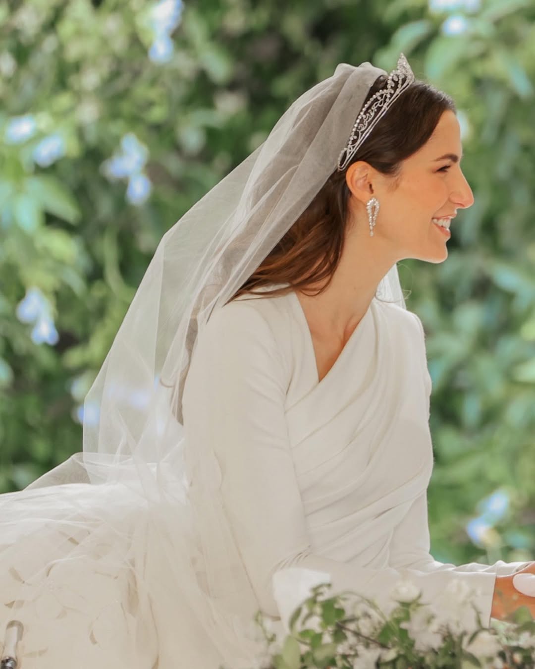 مكياج عروس 2026 بأسلوب الاميرة رجوة الحسين (انستغرام)