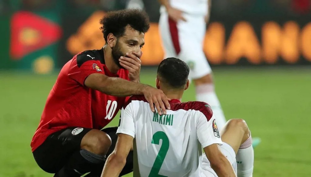 محمد صلاح وأشرف حكيمي. 