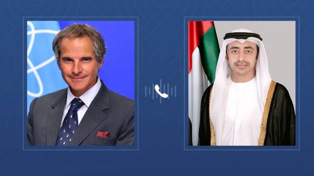 ‏ الشيخ عبدالله بن زايد آل نهيان ورافاييل غروسي (وكالات)‏