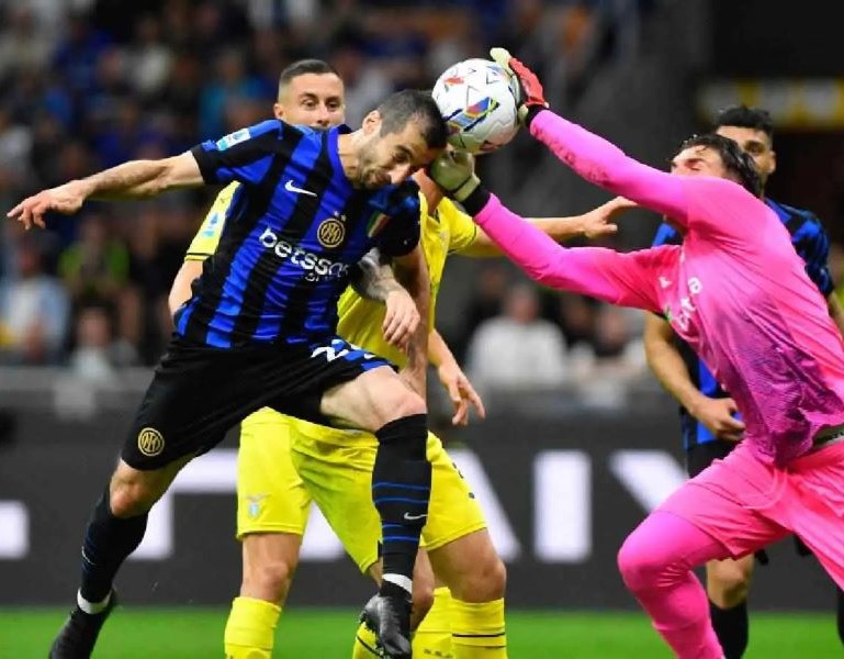 من مباراة سابقة بين إنتر ولاتسيو.