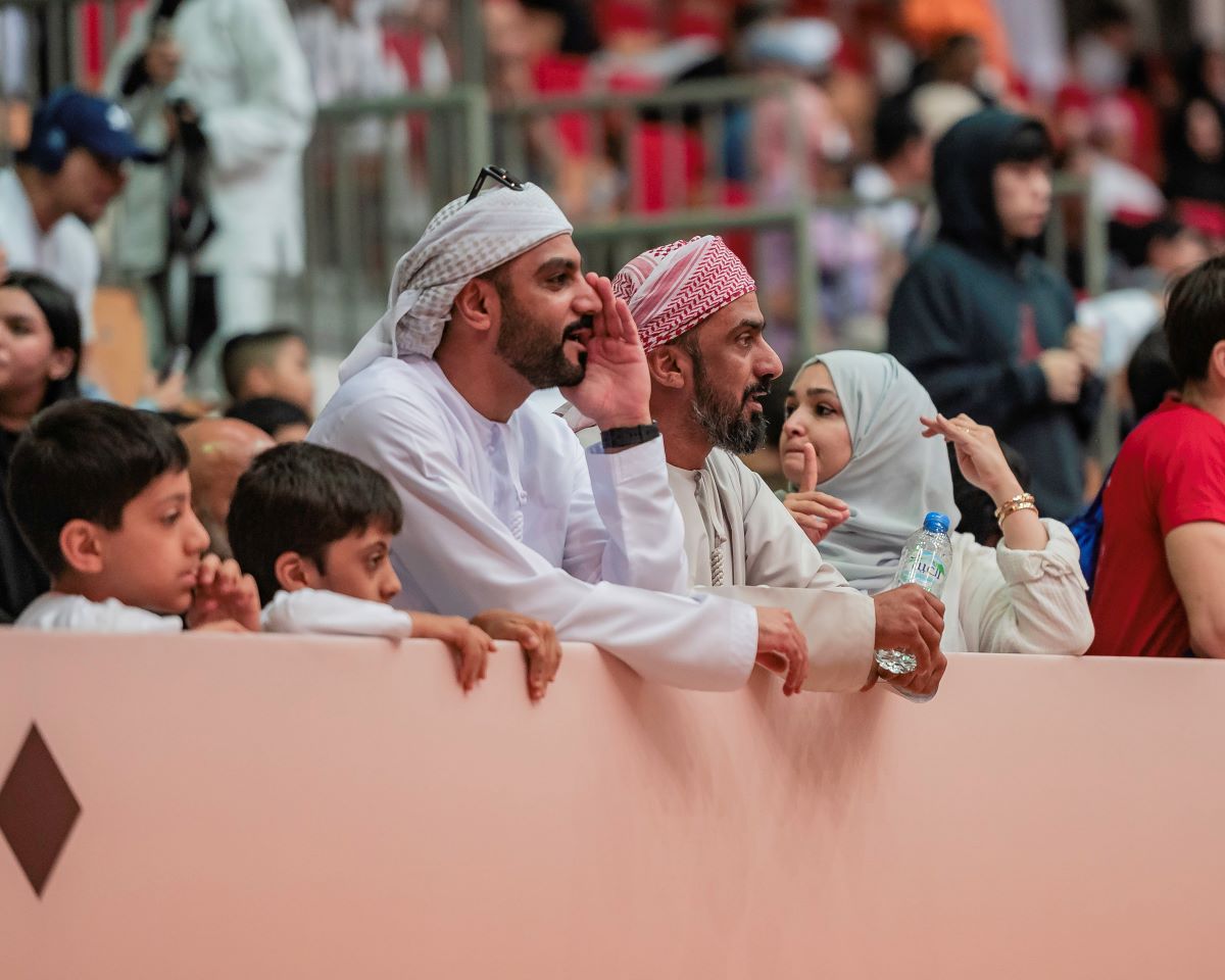 من بطولة خالد بن محمد بن زايد للجوجيتسو. (وكالات)