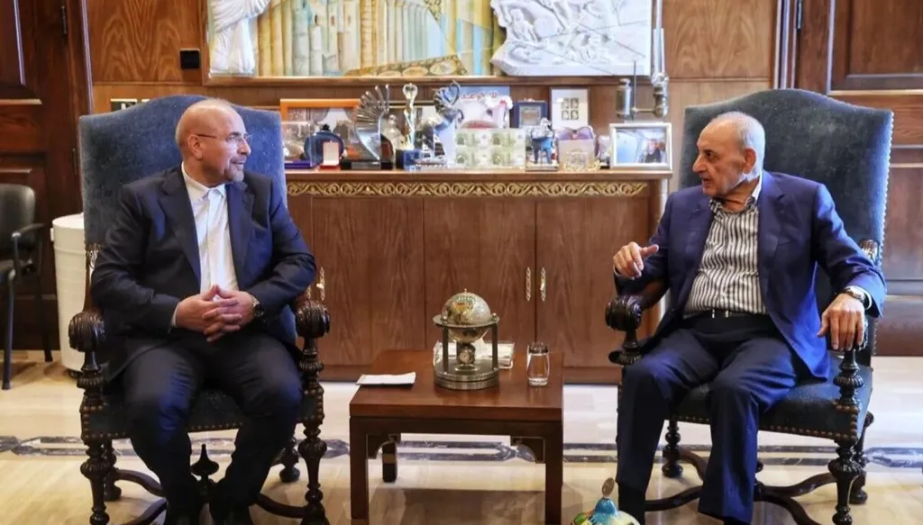 نبيه بري ومحمد باقر قاليباف بحثا مستجدات الأوضاع في الساحة اللبنانية