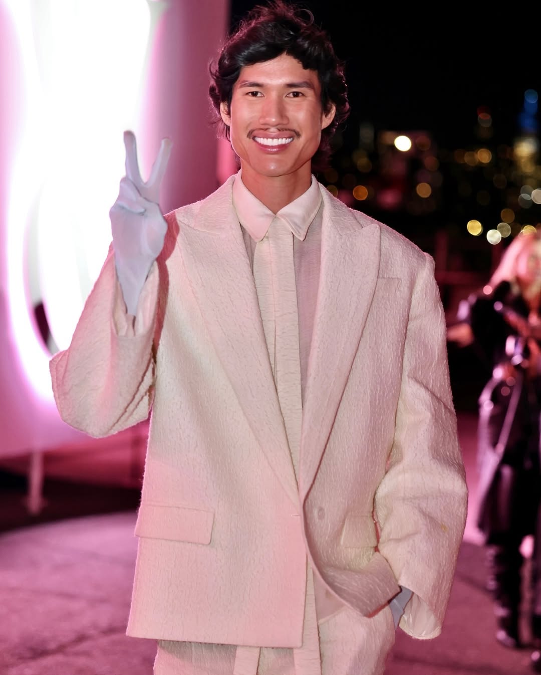 باتريك تا عن جائزة مبتكر الجمال العالمي (إنستغرام)