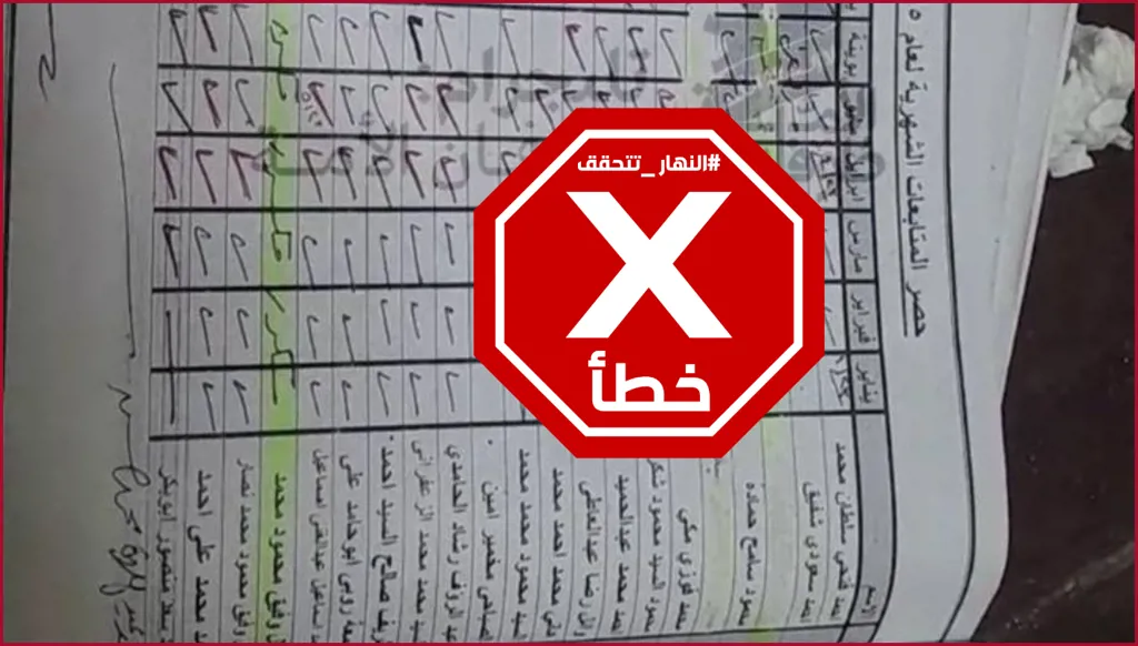 ما صحة وثائق تم الاستيلاء عليها بعد مزاعم اقتحام قسم المعصرة في مصر؟ النهار تتحقق FactCheck
