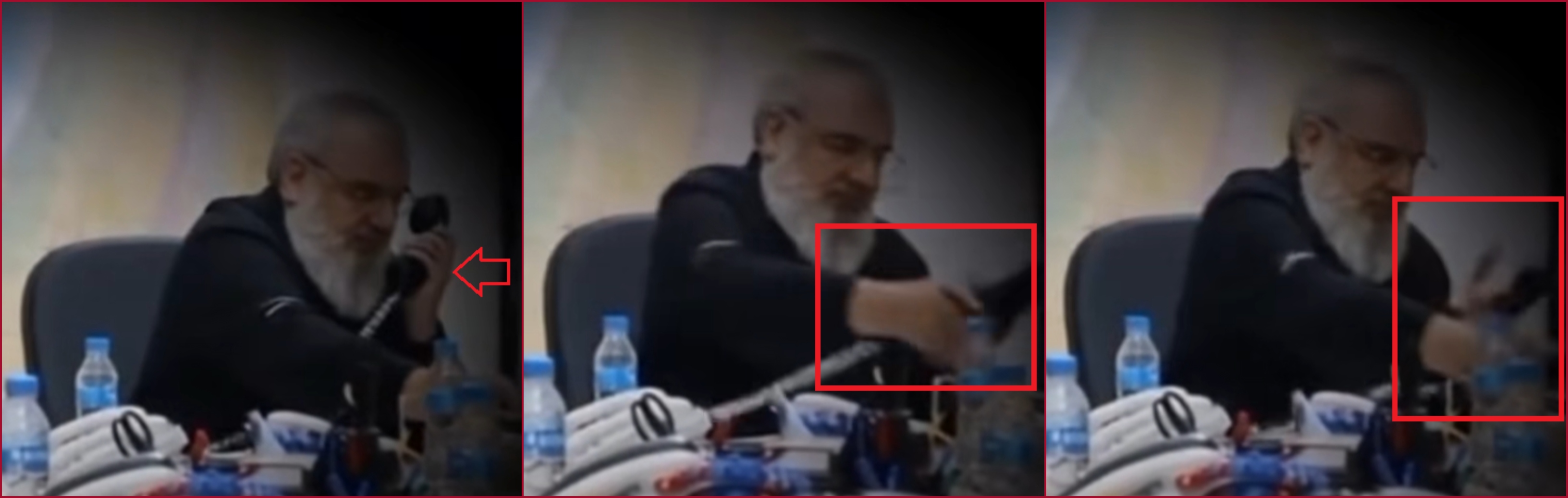 لقطات من الفيديو تضمنت علامات على انه منشأ بالذكاء الاصطناعي