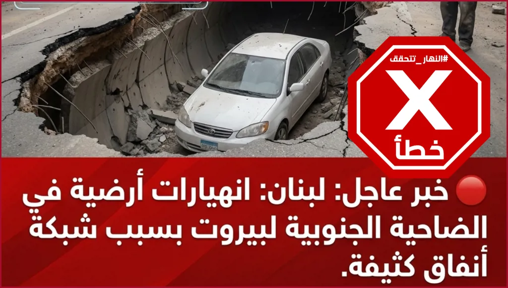 هل تسبّبت أنفاق حزب الله بانهيارات في الضاحية الجنوبية لبيروت؟ النهار تتحقق FactCheck