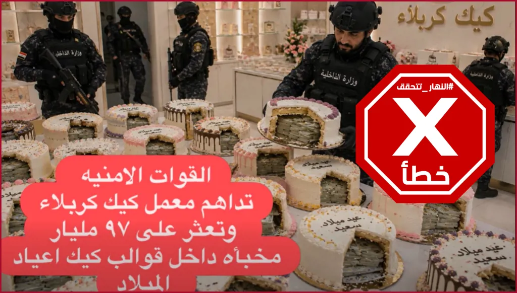 في العراق... ضبط أموال للإطار التنسيقي مخبأة داخل قوالب كيك؟ النهار تتحقق FactCheck