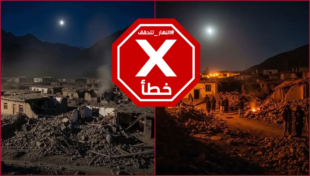 صور من أفغانستان بعد الزلزال الذي ضربها مساء الأحد؟ النهار تتحقق FactCheck