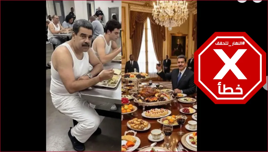 من أكل فاخر في القصر إلى طبق واحد في السجن... هكذا تبدلت أحوال مادورو؟ النهار تتحقق FactCheck