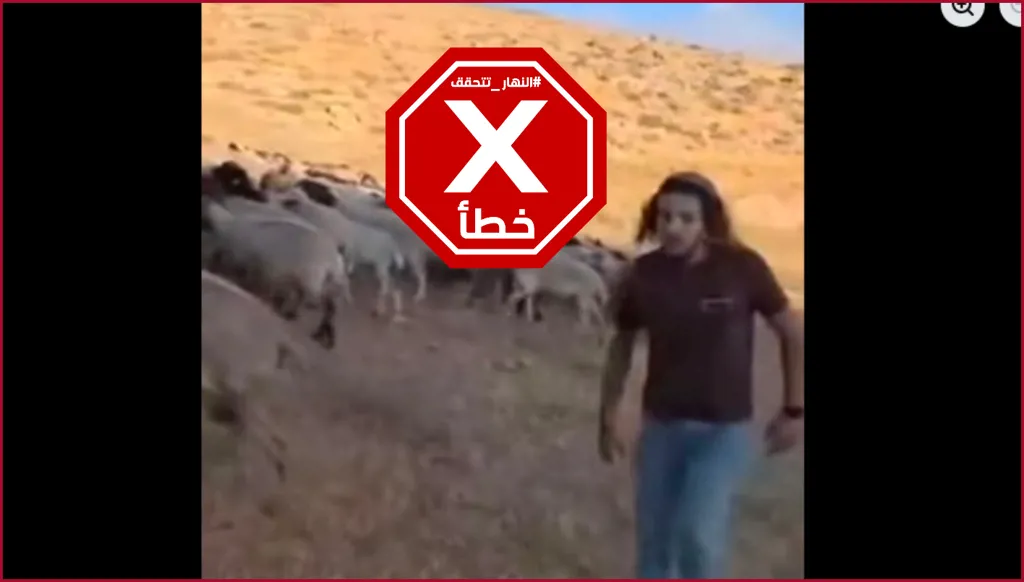 مستوطنون إسرائيليون يدخلون أغنامهم إلى الأراضي السورية؟ النهار تتحقق FactCheck