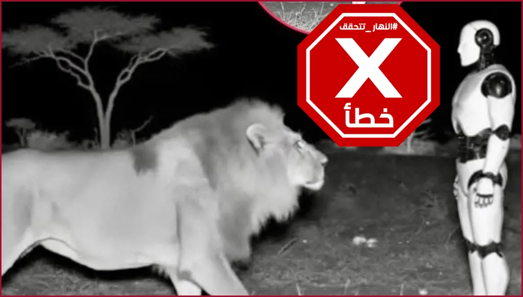 روبوت ضد أسد... تجربة كلفت شركة ذكاء اصطناعي نصف مليون دولار؟ النهار تتحقق FactCheck