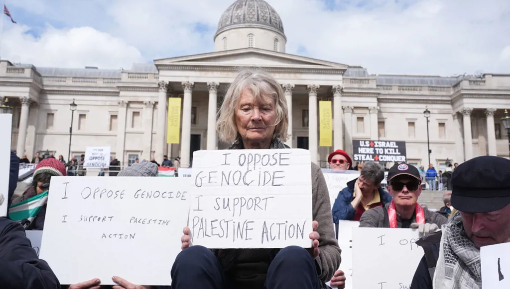 London police arrest more than 200 at protest backing banned group Palestine Action