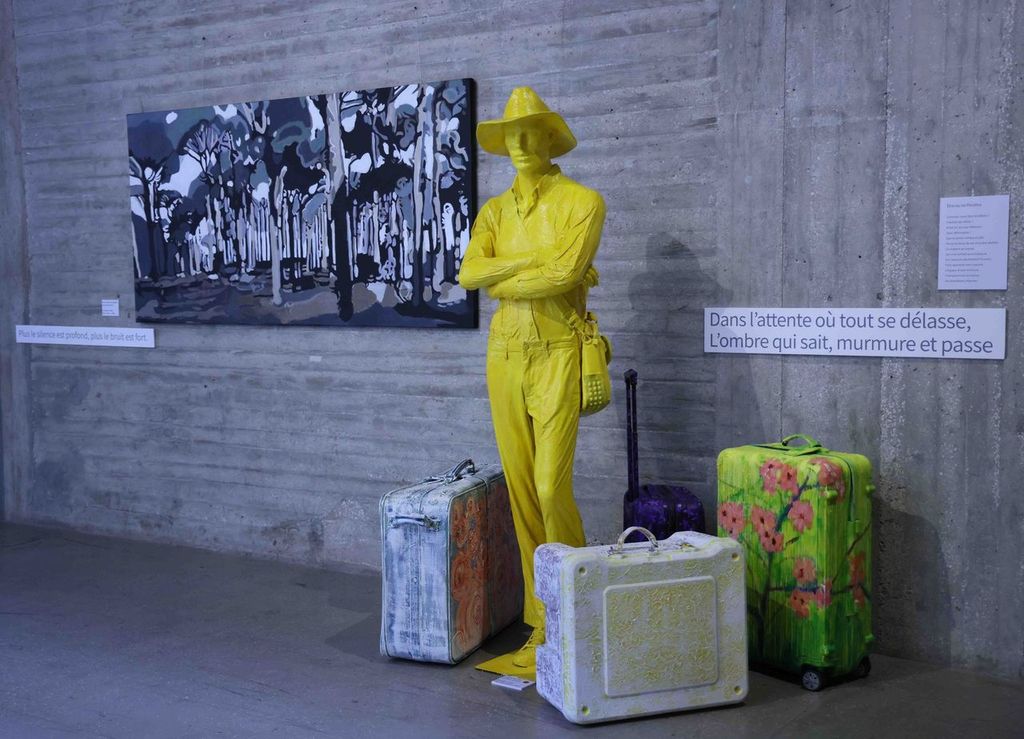 جانب من المعرض.