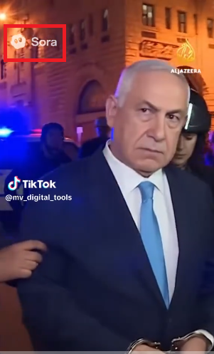 شعار SORA على الفيديو