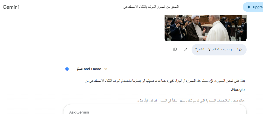 تحليل Gemini للصورة