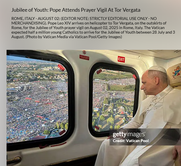 صورة نشرتها وكالة غيتي ايماجيز في 2 آب 2025