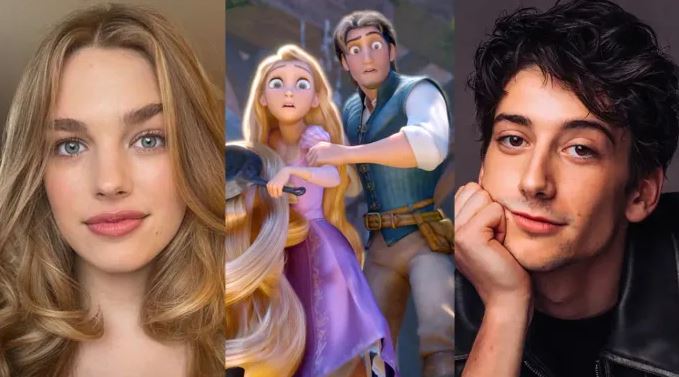 تيغان كروفت وميلو مانهايم يجسدان الشخصيات الاساسية في فيلم Tangled (انترنت)