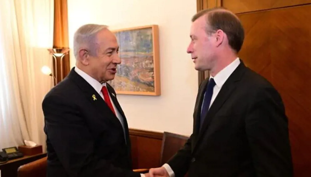 نتنياهو يلتقي ساليفان: منع الأنشطة الإرهابية من سوريا ضروري