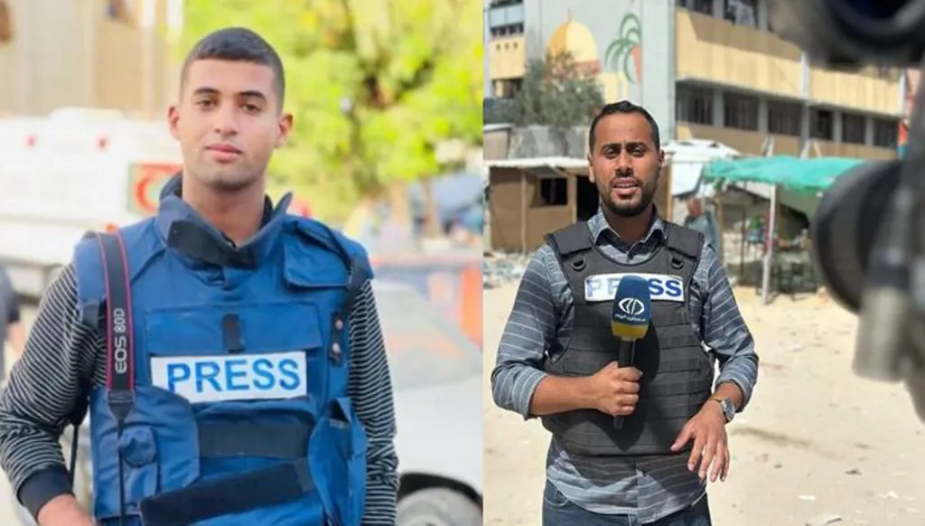 مقتل صحافيين فلسطينيين في قصف اسرائيلي على قطاع غزة