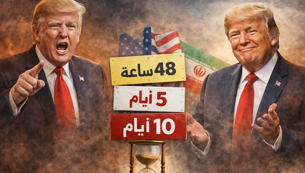 ترامب بين التهديد والتمديد... انفصام سياسي أم تمويه استراتيجي؟