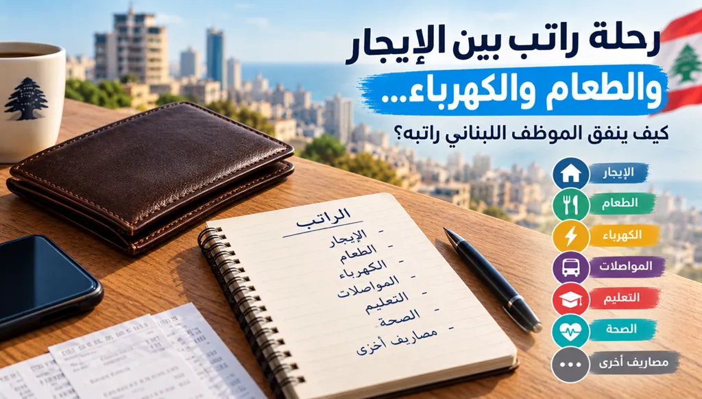 رحلة راتب بين الإيجار والطعام والكهرباء... كيف ينفق الموظف اللبناني راتبه؟