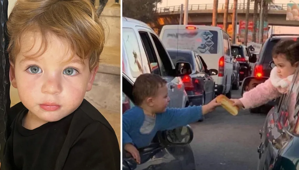 لقمة المجروح في موكب النُزُوح