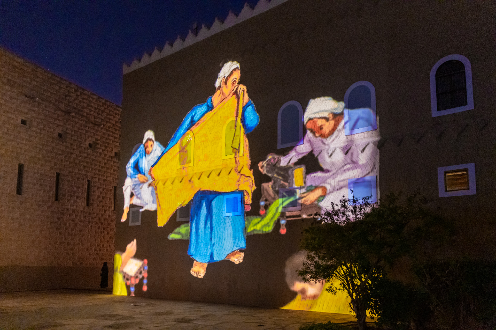 لوحة ضوئية من نور الرياض (خاص) 