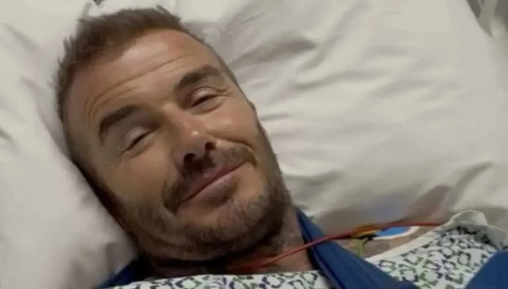 سبب غريب لظهور بيكهام في المستشفى