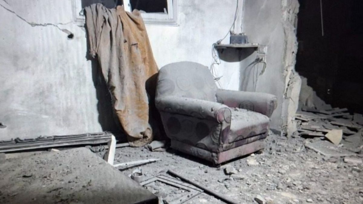 الدمار في المنزل (سانا)