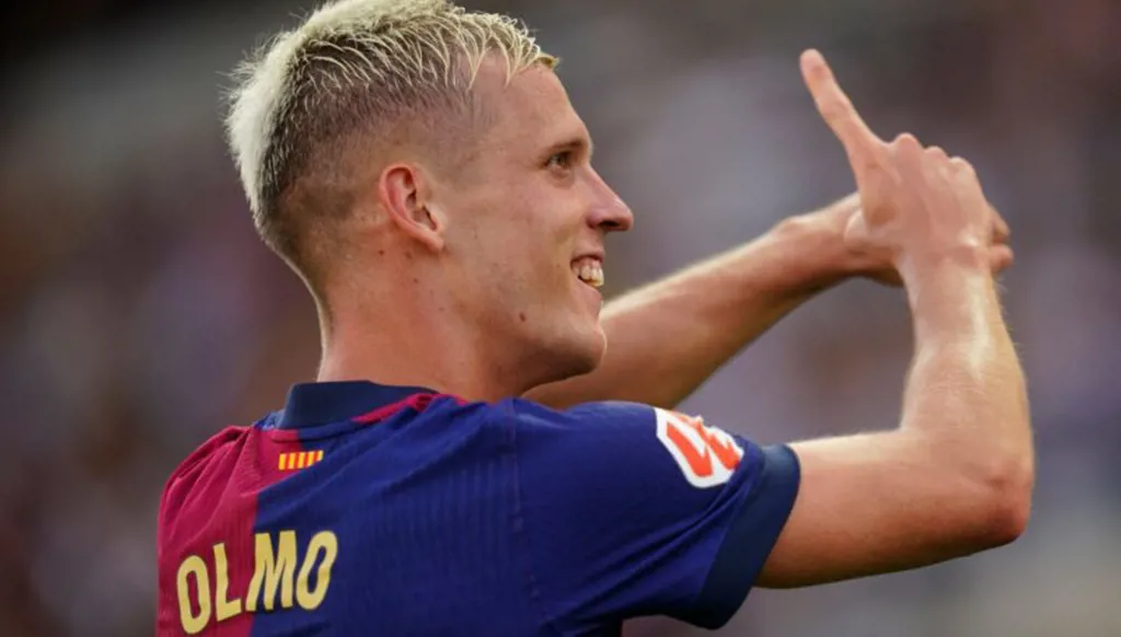 كشف تفاصيل إصابة أولمو في برشلونة