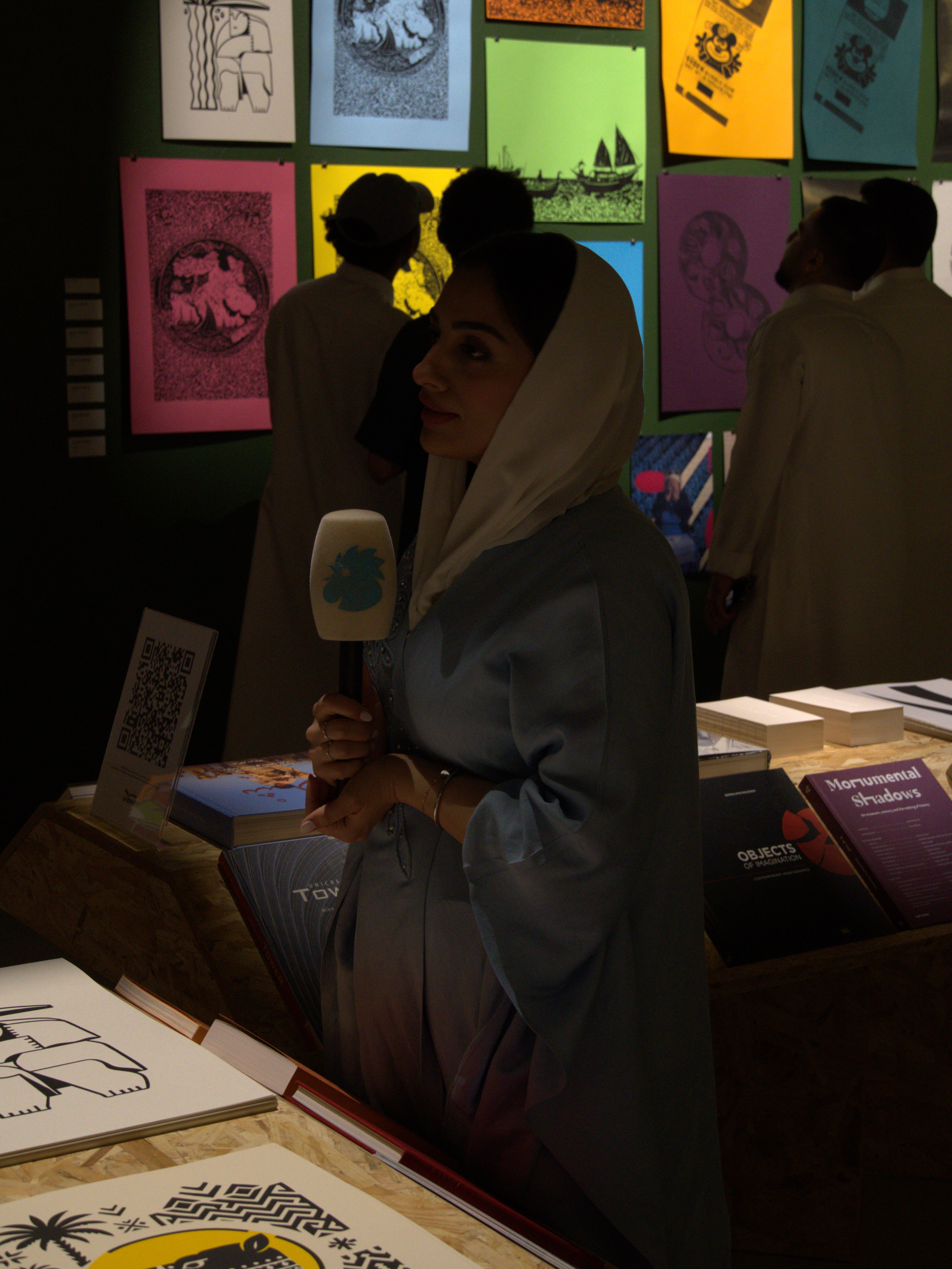 الفنانة سراء ياسين في معرض 