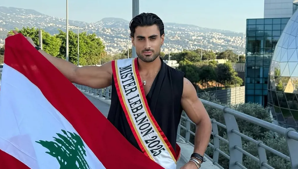 ملك جمال لبنان سعد الدين حنينة وصيف أوّل لملك جمال العالم 2025