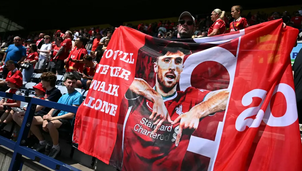 ليفربول يخلد ذكرى ديوغو جوتا بـ"20 للأبد"