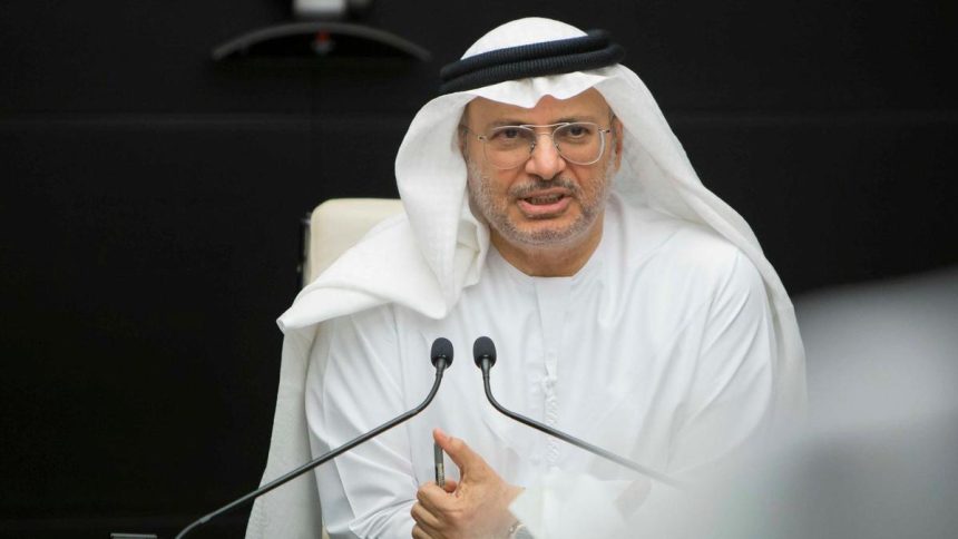 المستشار الديبلوماسي لرئيس دولة الإمارات أنور قرقاش.