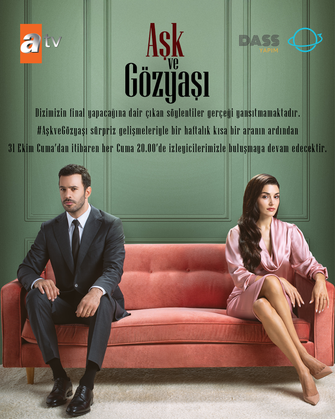 بيان صادر عن حساب المسلسل التركي 