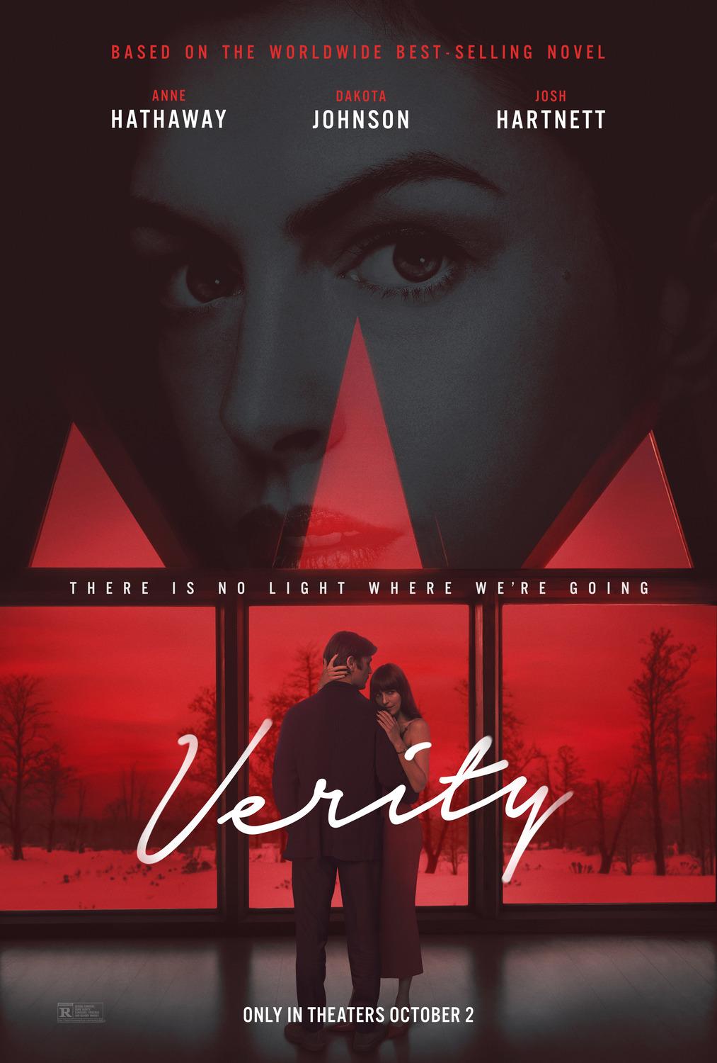 الملصق الرسمي لفيلم Verity، الذي انطلق عرضه في 2 تشرين الأول/أكتوبر 2026. (Amazon MGM Studios)