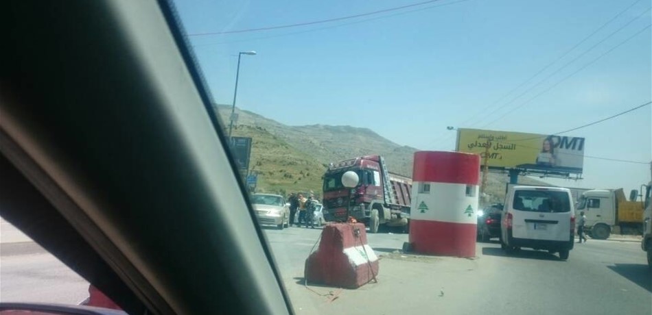 حاجز ضهر البيدر. (وكالات)