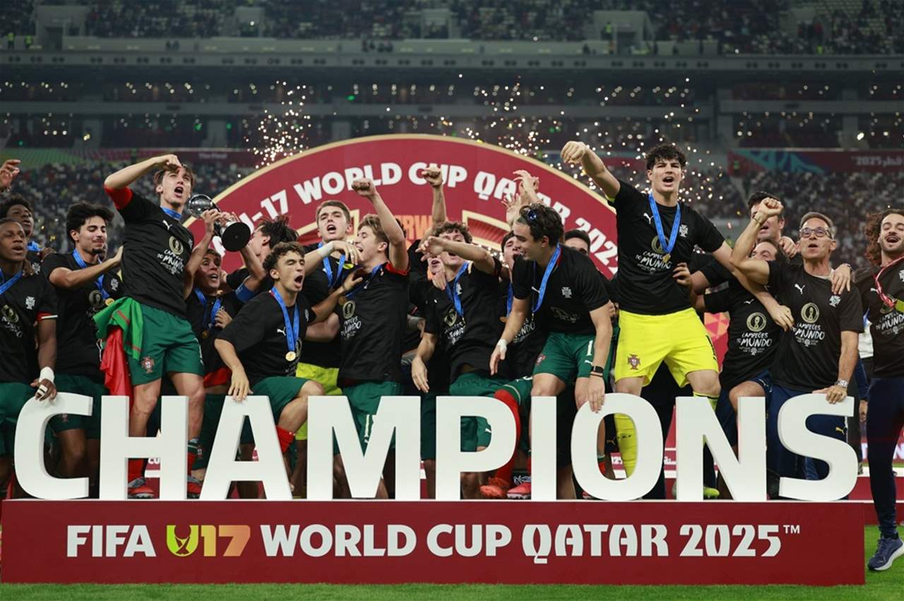البرتغال بطلة كأس العالم تحت 17 سنة في نسخة 2025.في قطر.