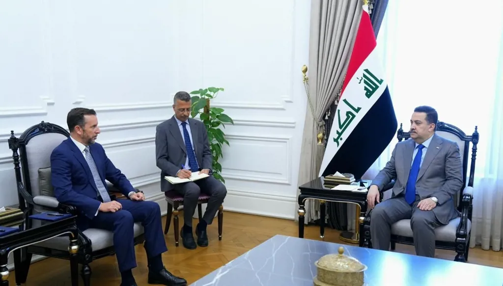 السوداني للسفير الإيطالي: نرفض استهداف مقار الحشد والبعثات الديبلوماسية