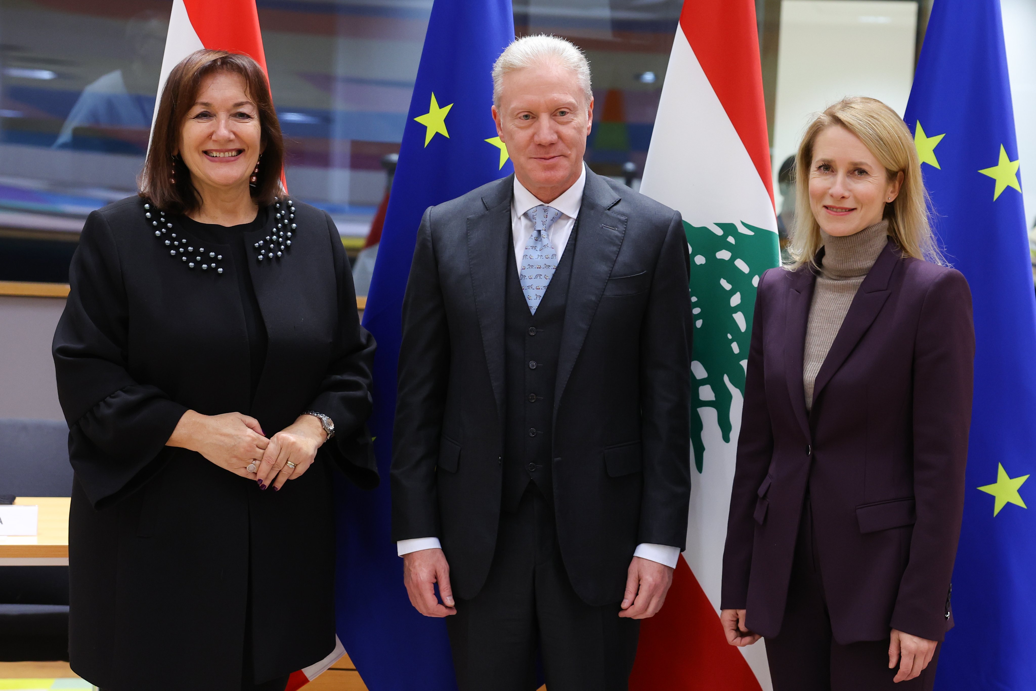 وزير الخارجية يوسف رجي في الاجتماع التاسع لمجلس الشراكة بين الاتحاد الأوروبي ولبنان في بروكسل.