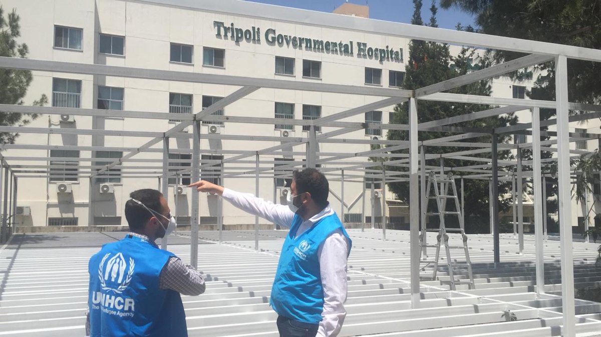 فريق عمل من المفوضية السامية للأمم المتحدة لشؤون اللاجئين يدعم مستشفيات الشمال خلال جائحة كوفيد-19 في لبنان (إكس)