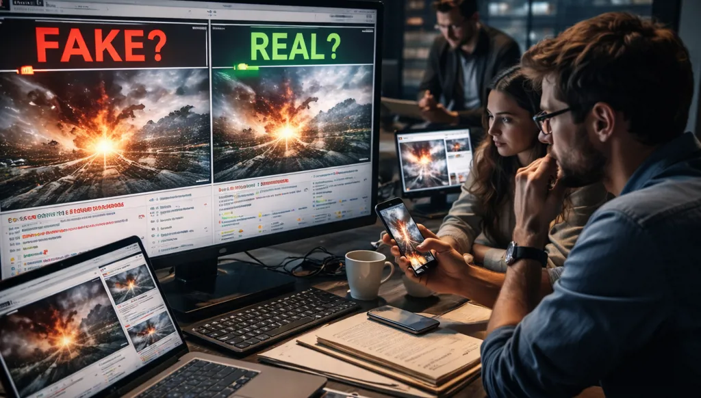 الحرب على الحقيقة: التضليل الإعلامي يرافق التصعيد العسكري مع إيران